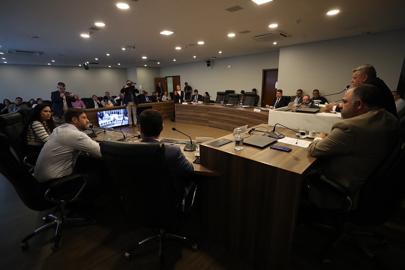 Reunião do Conselho de Ética da Alep na manhá desta segunda (27). Foto: Orlando Kissner