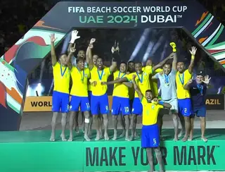 Brasil vence a Itália e é hexa da Copa do Mundo de Futebol de Areia